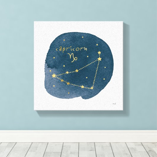 Capricorn Leinwanddruck (Insitu (Holzboden))