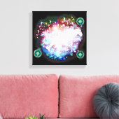 Capricorn Leinwanddruck (Insitu (Wohnzimmer))