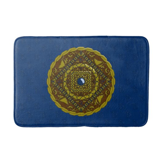 Capricorn Mandala Bath Mat Badematte (Vorderseite)