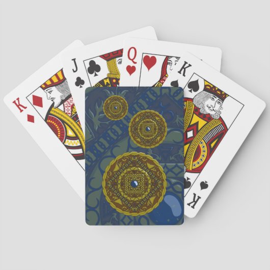 Capricorn Mandala Classic Playing Cards Spielkarten (Rückseite)