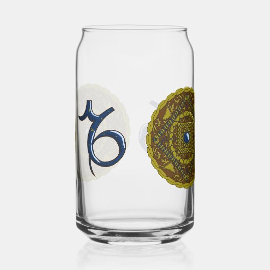 Capricorn Mandala Dosenglas (Rechts)