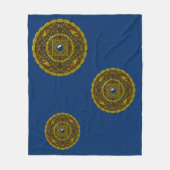 Capricorn Mandala Fleece Blanket (Vorderseite)
