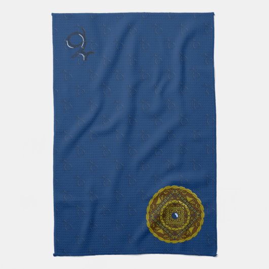 Capricorn Mandala Handtuch (Vertikal)