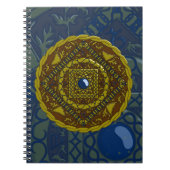 Capricorn Mandala Notebook Notizblock (Vorderseite)