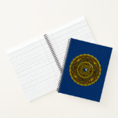 Capricorn Mandala Spiral Notebook Notizbuch (Innenseite)