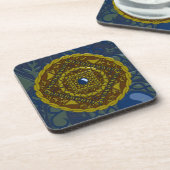 Capricorn Mandala Square Untersetzer (Linke Seite)