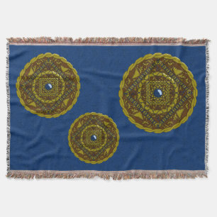Capricorn Mandala Throw Blanket Decke