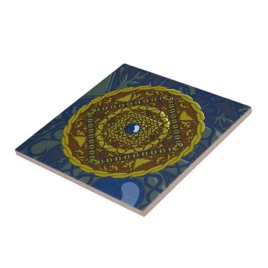 Capricorn Mandala Tile Fliese (Seite)