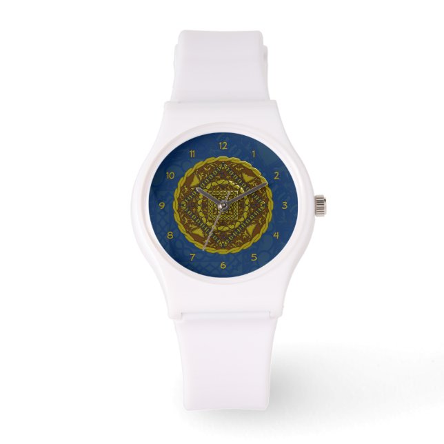 Capricorn Mandala Watch Armbanduhr (Vorderseite)