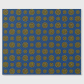 Capricorn Mandala Wrapping Paper Geschenkpapier (Flach)