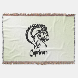 Capricorn-Meerziege Zodiac Green Decke
