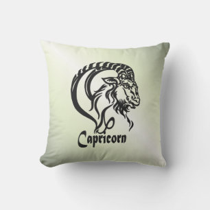 Capricorn-Meerziege Zodiac Green Kissen