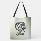 Capricorn-Meerziege Zodiac Green Tasche (Rückseite)