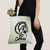 Capricorn-Meerziege Zodiac Green Tasche (Von Nahem)
