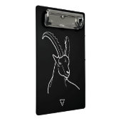 Capricorn Mini Klemmbrett (Schrägansicht)