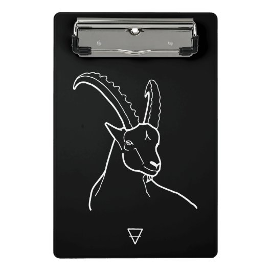 Capricorn Mini Klemmbrett (Vorderseite)