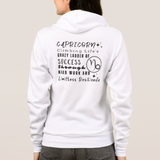 Capricorn Motivierend Quotes Zodiac-Zeichen Hoodie