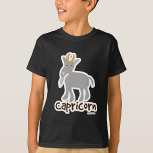 Capricorn Niedlich Goat Symbol Cartoon T-Shirt