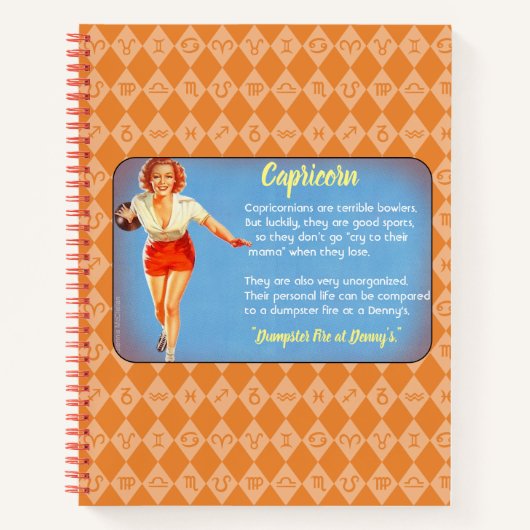 Capricorn-Notebook Notizblock (Vorderseite)
