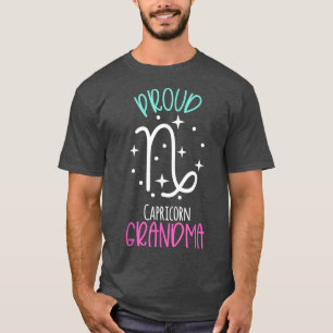 Capricorn Oma Proud Oma Zodiac Symbol Neu  T-Shirt