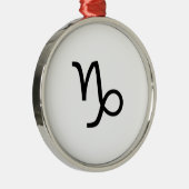 Capricorn Ornament Aus Metall (Rechts)