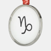 Capricorn Ornament Aus Metall (Links)