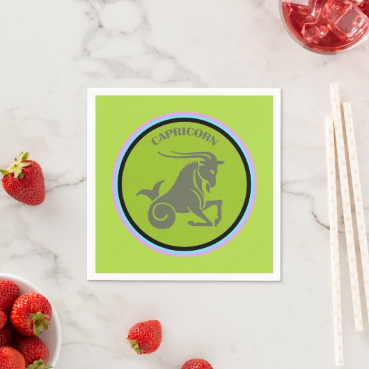Capricorn Paper Napkin Serviette (Beispiel)