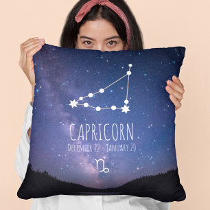 Capricorn   Personalisierte Sternbilder Kissen