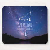 Capricorn | Personalisierte Sternbilder Mousepad (Vorne)