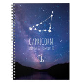 Capricorn | Personalisierte Sternbilder Notizblock (Vorderseite)