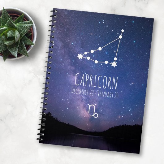 Capricorn | Personalisierte Sternbilder Notizblock