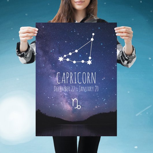 Capricorn | Personalisierte Sternbilder Poster