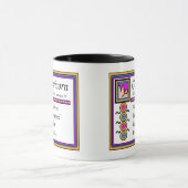 Capricorn Personality Traits 11oz. Combo Designer Tasse (Zentrum)