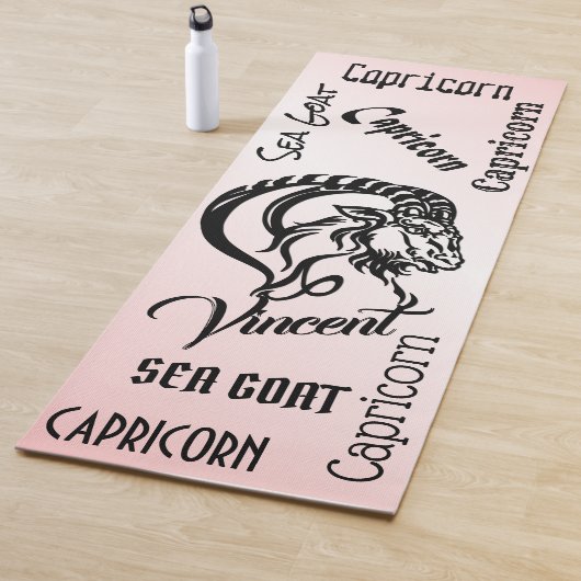 Capricorn Pink Zodiac Yogamatte (Beispiel)