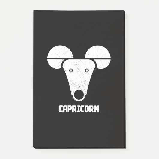 Capricorn Post-it Klebezettel (Vorderseite)