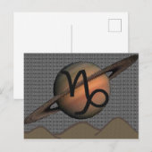 Capricorn Postcard Postkarte (Vorne/Hinten)