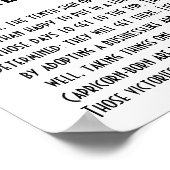 Capricorn Poster (Ecke)