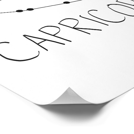 Capricorn Poster (Ecke)
