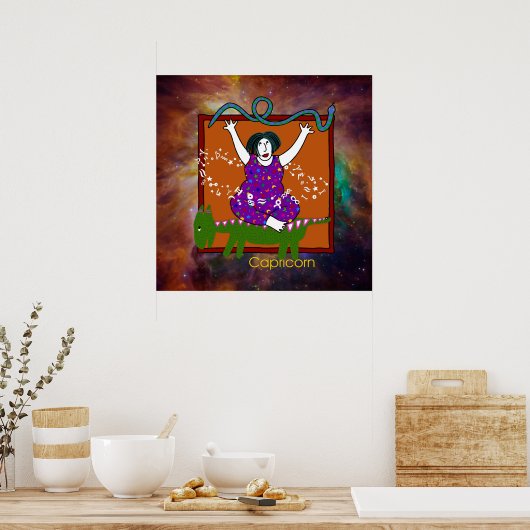 Capricorn Poster Print (Küche)