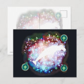 Capricorn Postkarte (Vorne/Hinten)