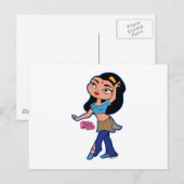 Capricorn Postkarte (Vorne/Hinten)