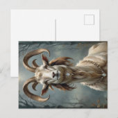 Capricorn Postkarte (Vorne/Hinten)