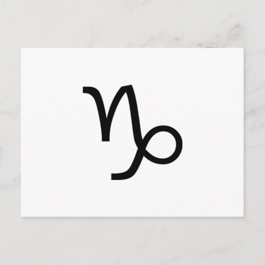 Capricorn Postkarte (Vorderseite)