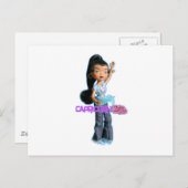 Capricorn Postkarte (Vorne/Hinten)