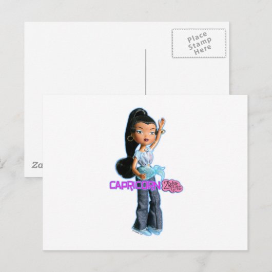 Capricorn Postkarte (Vorne/Hinten)
