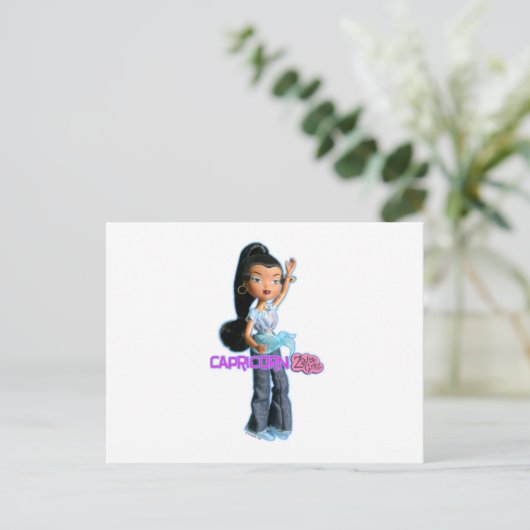 Capricorn Postkarte (Stehend Vorderseite)