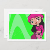 Capricorn Postkarte (Vorne/Hinten)