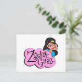 Capricorn Postkarte (Stehend Vorderseite)