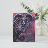 Capricorn Postkarte (Stehend Vorderseite)