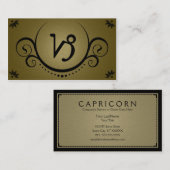 Capricorn-Raffinesse Visitenkarte (Vorne/Hinten)